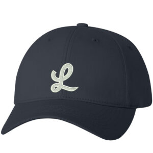 Legacy Baseball Sportsman 6 panel cotton twill cap with velcro – adult-Navy