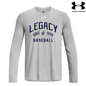 Legacy Baseball Under Armour Men’s Team Tech Long Sleeve-Mod Grey