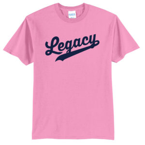 Legacy Baseball Unisex Basic Short Sleeve Tee-Candy Pink