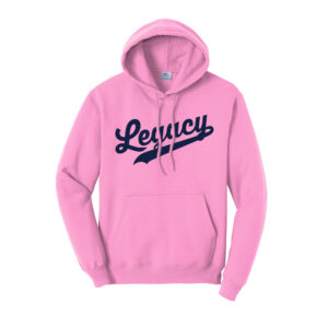 Legacy Baseball Unisex Basic Fleece Hooded Sweatshirt-Candy Pink