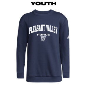 PV Force BB ADIDAS YOUTH FLEECE CREW-NAVY (YM ONLY)