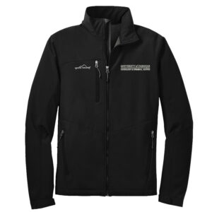 UD Criminal Justice Men Eddie Bauer Soft Shell Jacket-Black