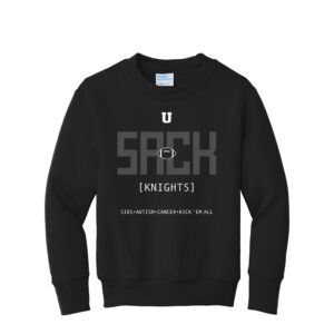 Union SACK Youth Crewneck Sweatshirt-Black