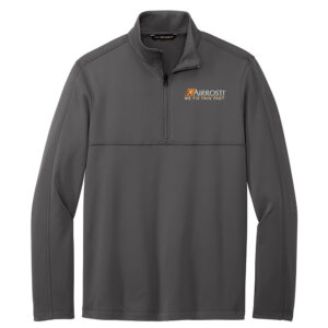 Airrosti Rehab Port Authority Men Smooth Fleece 1/4-Zip-Graphite