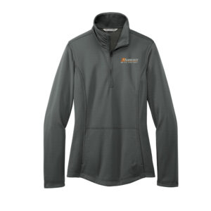 Airrosti Rehab Port Authority Ladies Smooth Fleece 1/4-Zip-Graphite