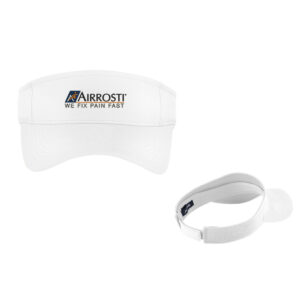 Airrosti Rehab Sport-tek PosiCharge RacerMesh Visor-White