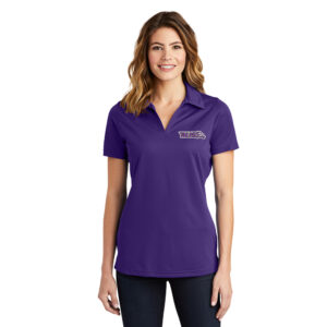 Aldo Strong Sport-Tek Ladies Active Textured Polo-Purple