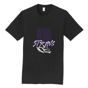 Aldo Strong Unisex Short Sleeve Tee-Black