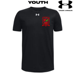 Burlington Predators Soccer Under Armour short sleeve YOUTH Team Tech Tee-Black