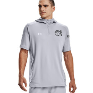 CPU Boys BB Coach Under Armour Men’s UA Command Short Sleeve Hoodie-Mod Grey