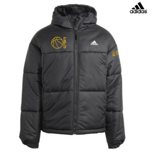 CPU Boys BB Coach Adidas BSC 3-Stripe Puffy Hooded Jacket-Black