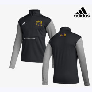 CPU Boys BB Coach Adidas Team Issue color block 1/4 zip pullover – Black/Grey