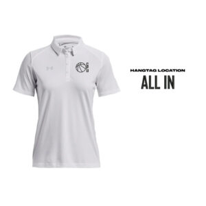 CPU Boys BB Coach Under Armour Women Team Polo-White