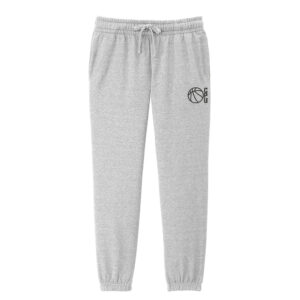 CPU Boys BB Coach District Women’s V.I.T. Fleece Sweatpant-Light Heather Grey