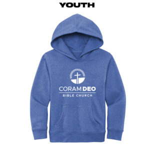 Coram Deo Bible Church Youth District Premium Fleece Hoodie-Royal Frost