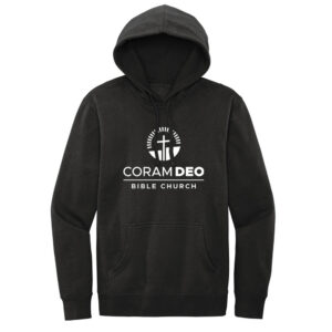 Coram Deo Bible Church Unisex District Premium Fleece Hoodie-Black