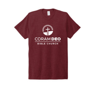 Coram Deo Bible Church Allmade Unisex Tri-Blend Tee-Vino Red