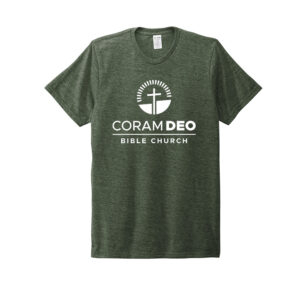 Coram Deo Bible Church Allmade Unisex Tri-Blend Tee-Herb Green