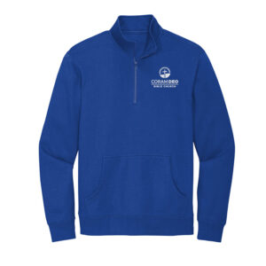 Coram Deo Bible Church District Unisex  V.I.T. Fleece 1/4-Zip-Deep Royal