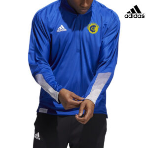 CNB Adidas Sideline 21 Long Sleeve 1/4 zip knit performance top- ROYAL