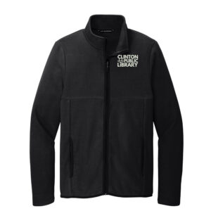 Clinton Public Library Port Authority Men Connection Fleece Jacket-Black