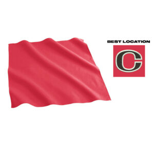 Clinton Augusta Cotton/Poly Bandana-Red