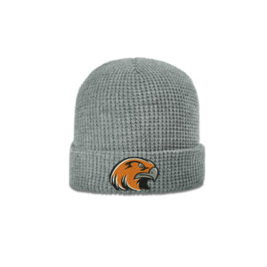 EV River Hawks Richardson Waffle Knit Beanie w/Cuff-Heather Grey