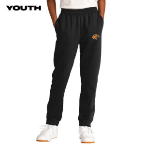 EV River Hawks Youth Core Fleece Jogger-Black