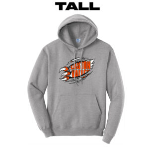 EV River Hawks Tall  Fleece Hooded Sweatshirt-Athletic Heather