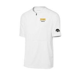 Iowa Baseball Club Sport-Tek Adult Repeat 1/2-Zip Short Sleeve Jacket-White