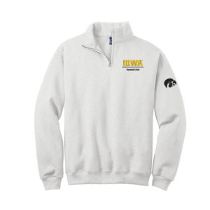 Iowa Baseball Club Adult JERZEES – Nublend Cadet Collar Sweatshirt-Ash