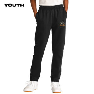 Mediapolis Wrestling Youth Core Fleece Jogger-Black