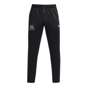 Mediapolis Wrestling Under Armour tapered Fleece Storm Pants – Black