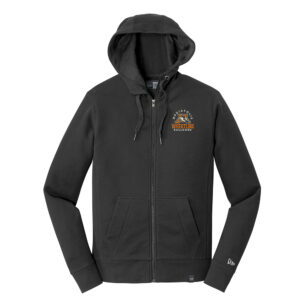 Mediapolis Wrestling New Era men French Terry Full-Zip Hoodie-Black