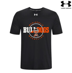 Mediapolis Wrestling Under Armour Knockout Team Short sleeve performance T- Black