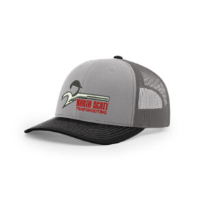 NS Trapshooting Richardson Pro Crown Mesh Back Adjustable Tri Color-Grey/Charcoal/Black