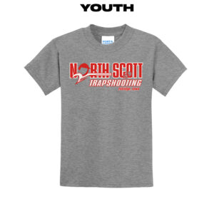 NS Trapshooting Youth Short Sleeve Tee-Athletic Heather