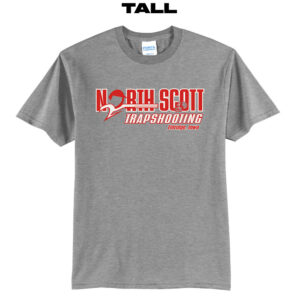 NS Trapshooting Tall Short Sleeve Tee-Grey