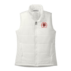 NS Trapshooting Port Authority Ladies Puffer Vest-Marshmallow