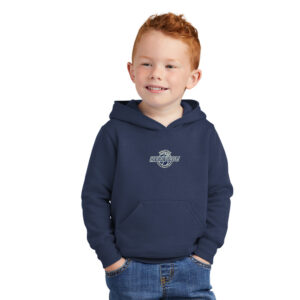 PV Girls BB Toddler Pullover Hooded Sweatshirt-Navy