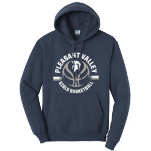 PV Girls BB Unisex Fleece Hooded Sweatshirt-Navy