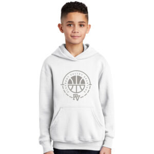 PV Girls BB Youth Fleece Hooded Sweatshirt-White