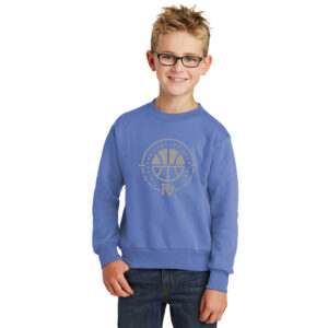 PV Girls BB Youth Crewneck Sweatshirt-Carolina Blue