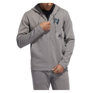 PV Lightning BB adidas Cross-Up 365 Full Zip Hoodie-Grey Three/Grey Six