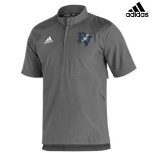 PV Lightning BB Adidas Sideline 21 woven Light Weight short sleeve 1/4 zip pullover-Grey Four