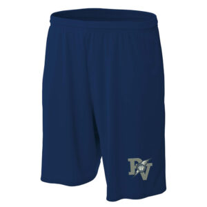 PV Lightning BB Adult 9″ Cooling performance shorts with side pockets-Navy