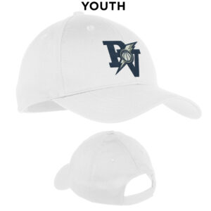 PV Lightning BB Youth Six-Panel Twill Cap-White