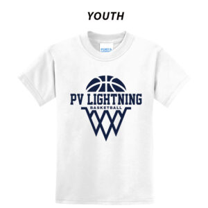 PV Lightning BB Youth Short Sleeve Tee-White