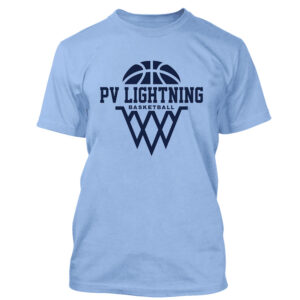 PV Lightning BB Unisex Short Sleeve Tee-Carolina Blue