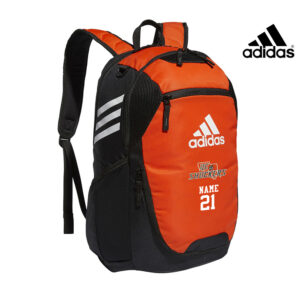 QC Shockers BB Adidas Stadium 3 Backpack- ORANGE/BLACK